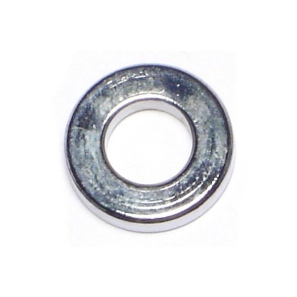 Round Spacer, Chrome Steel, 1/8 in Overall Lg, 5/16 in Inside Dia, 5 PK